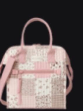 Poppy and Peonies Patchwork Lunch Tote